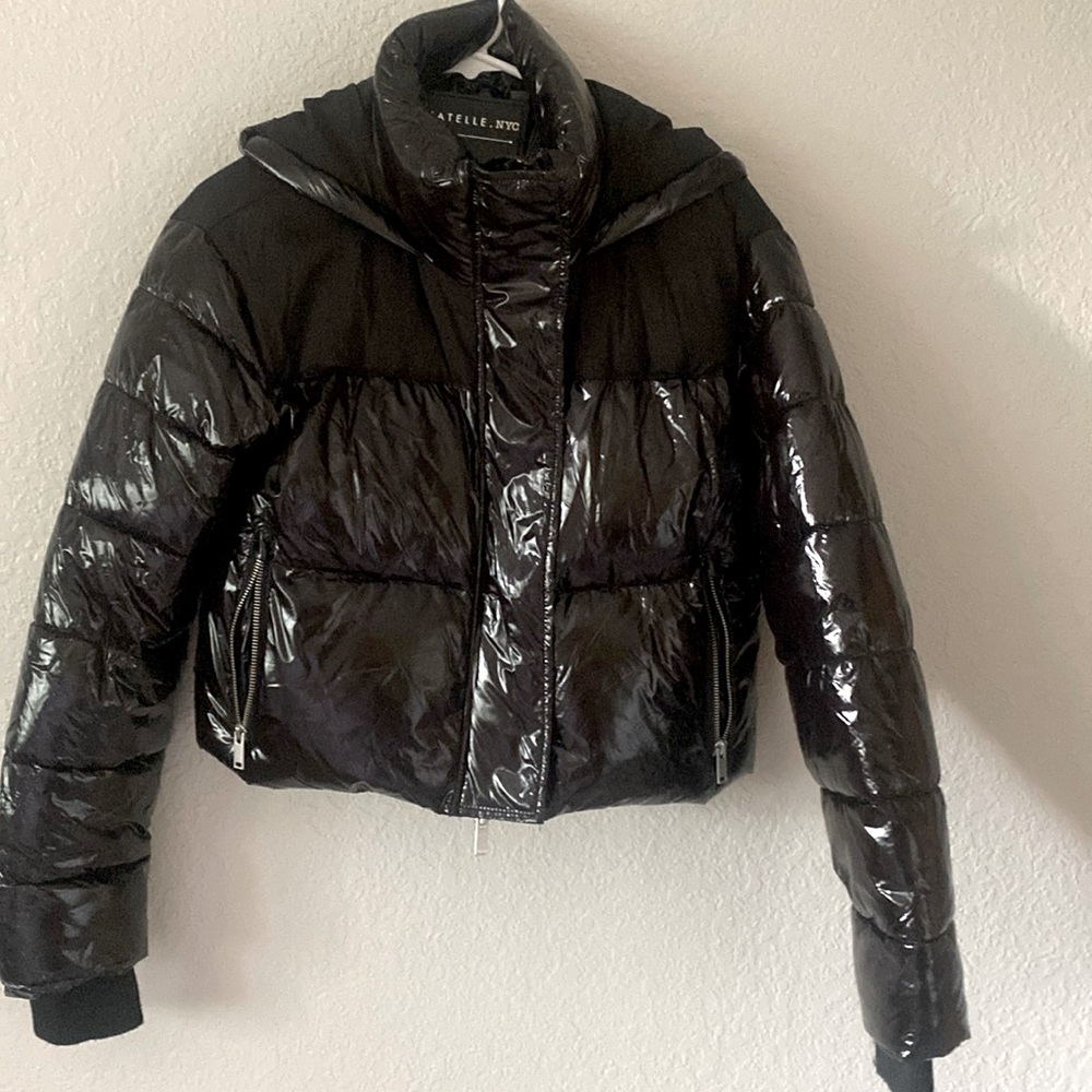 Bagatelle cropped puffer coat
